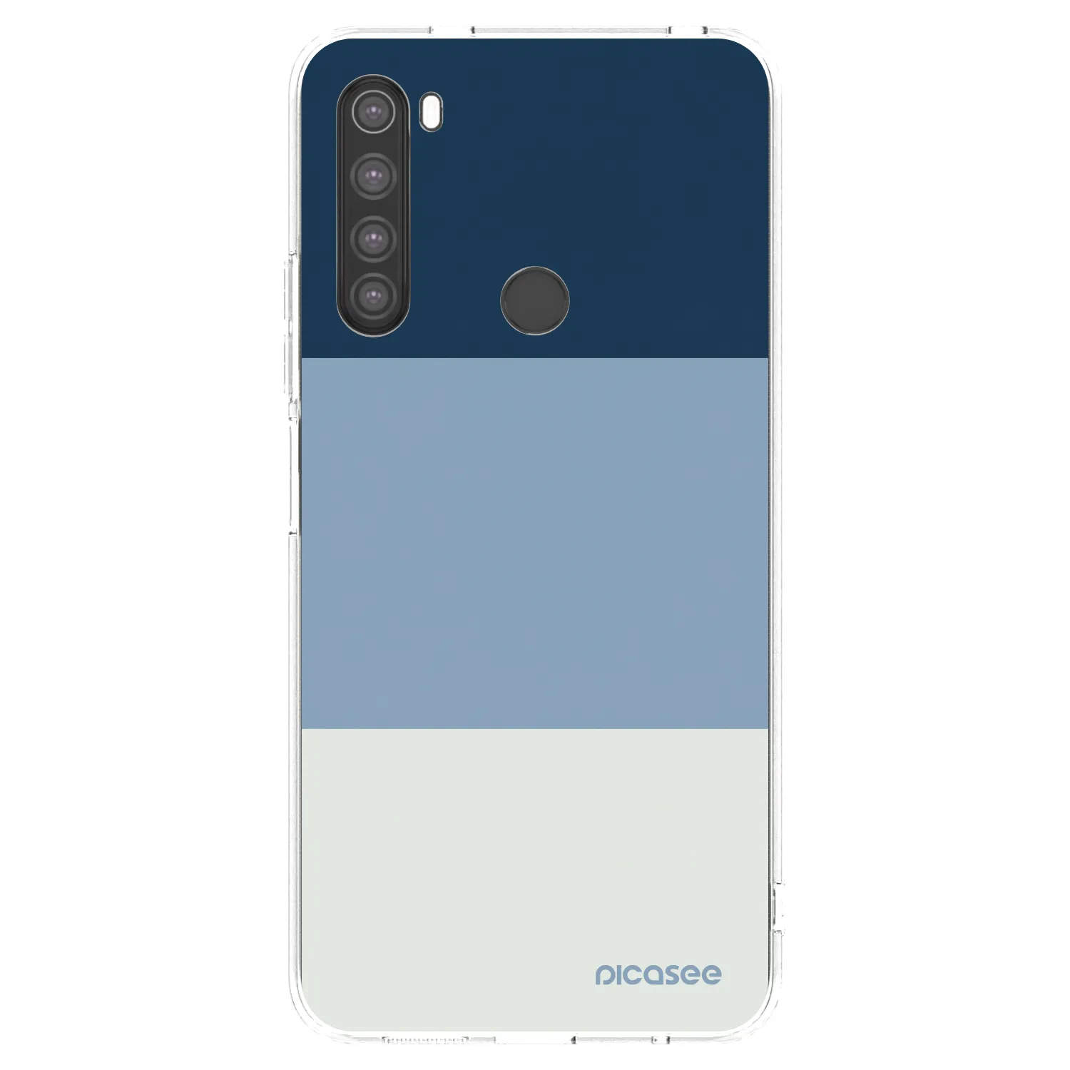 Picasee husă transparentă din silicon pentru Xiaomi Redmi Note 8 - Coastal Blue
