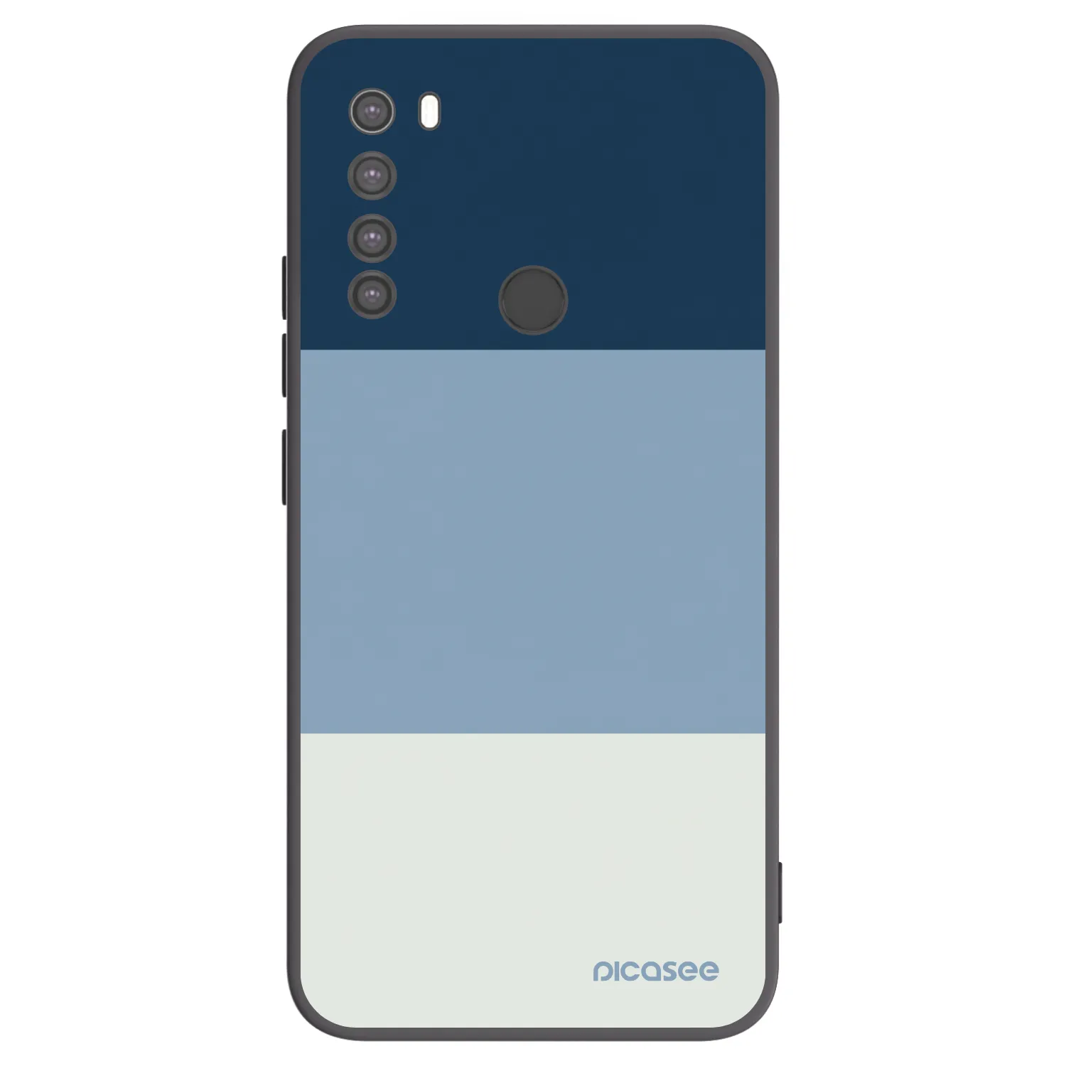 Picasee husă neagră din silicon pentru Xiaomi Redmi Note 8 - Coastal Blue