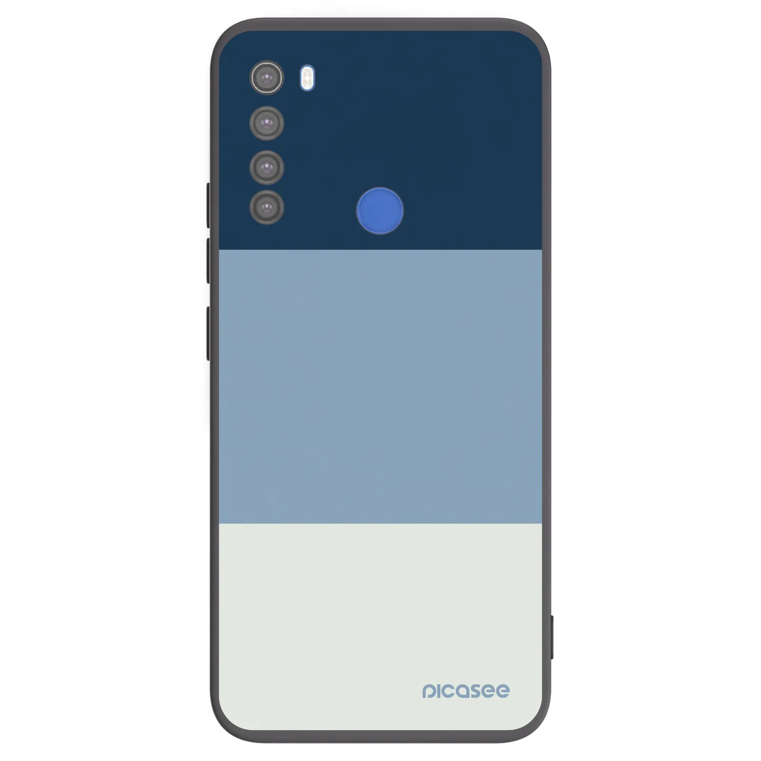 Picasee husă neagră din silicon pentru Xiaomi Redmi Note 8T - Coastal Blue