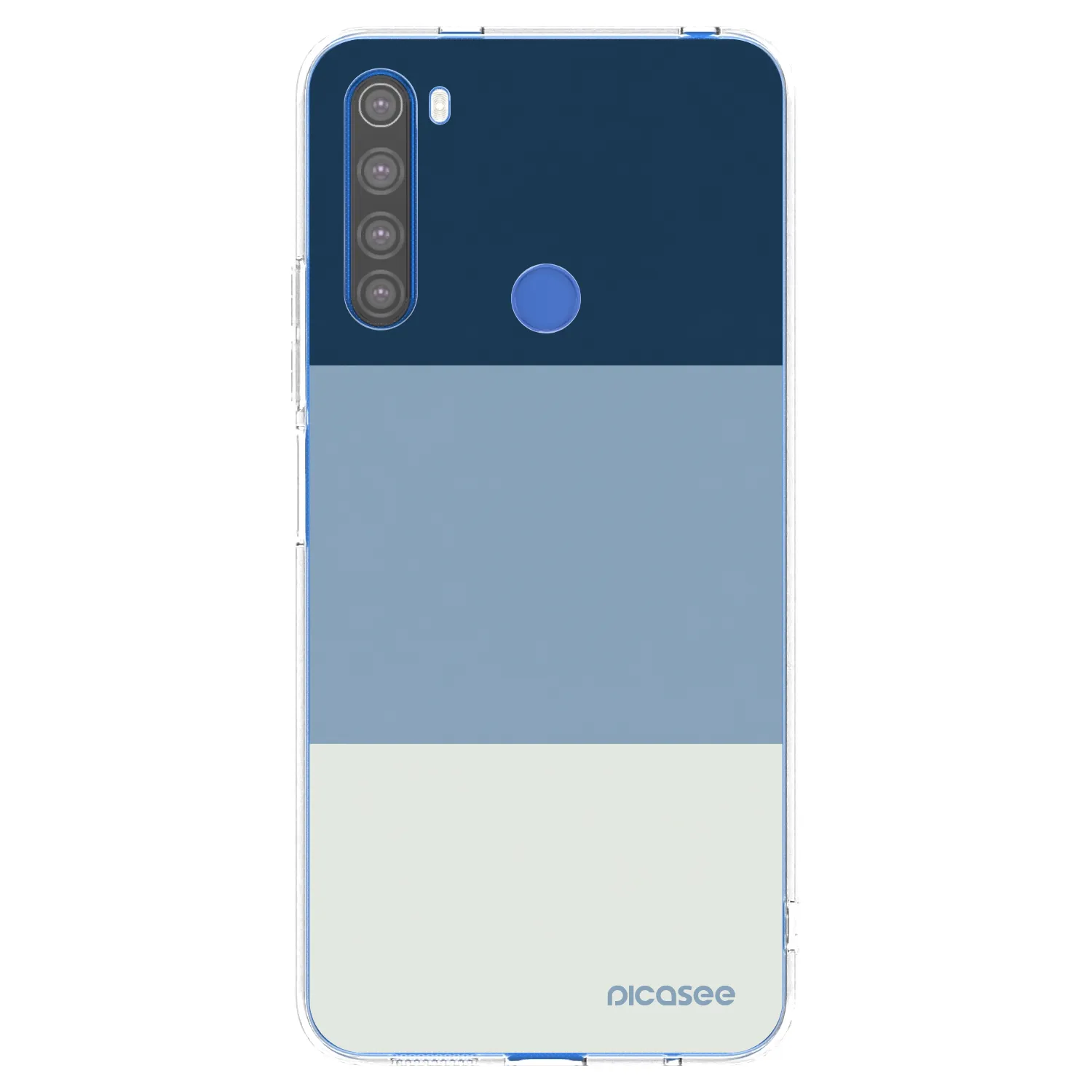 Picasee husă transparentă din silicon pentru Xiaomi Redmi Note 8T - Coastal Blue