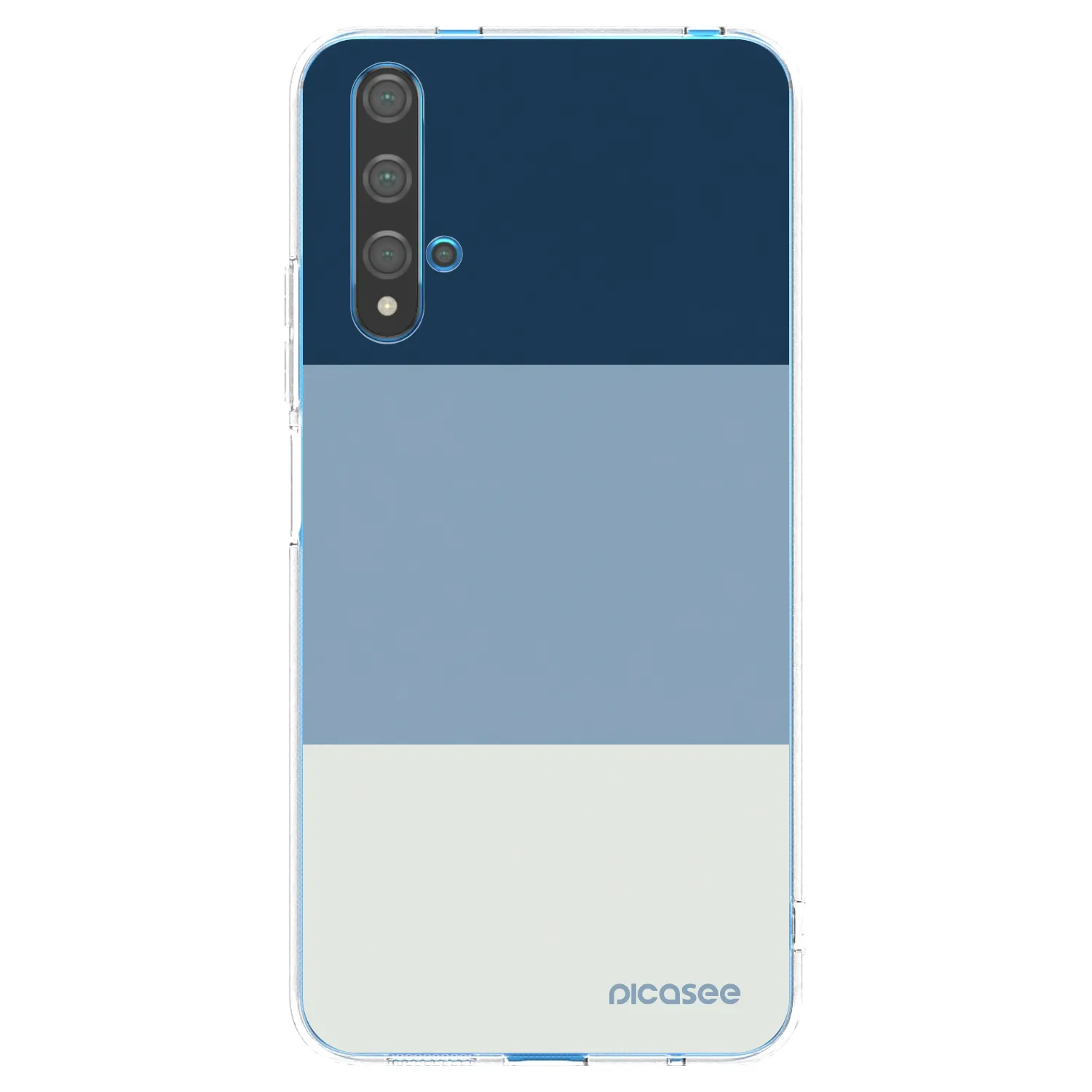 Picasee husă transparentă din silicon pentru Huawei Nova 5T - Coastal Blue