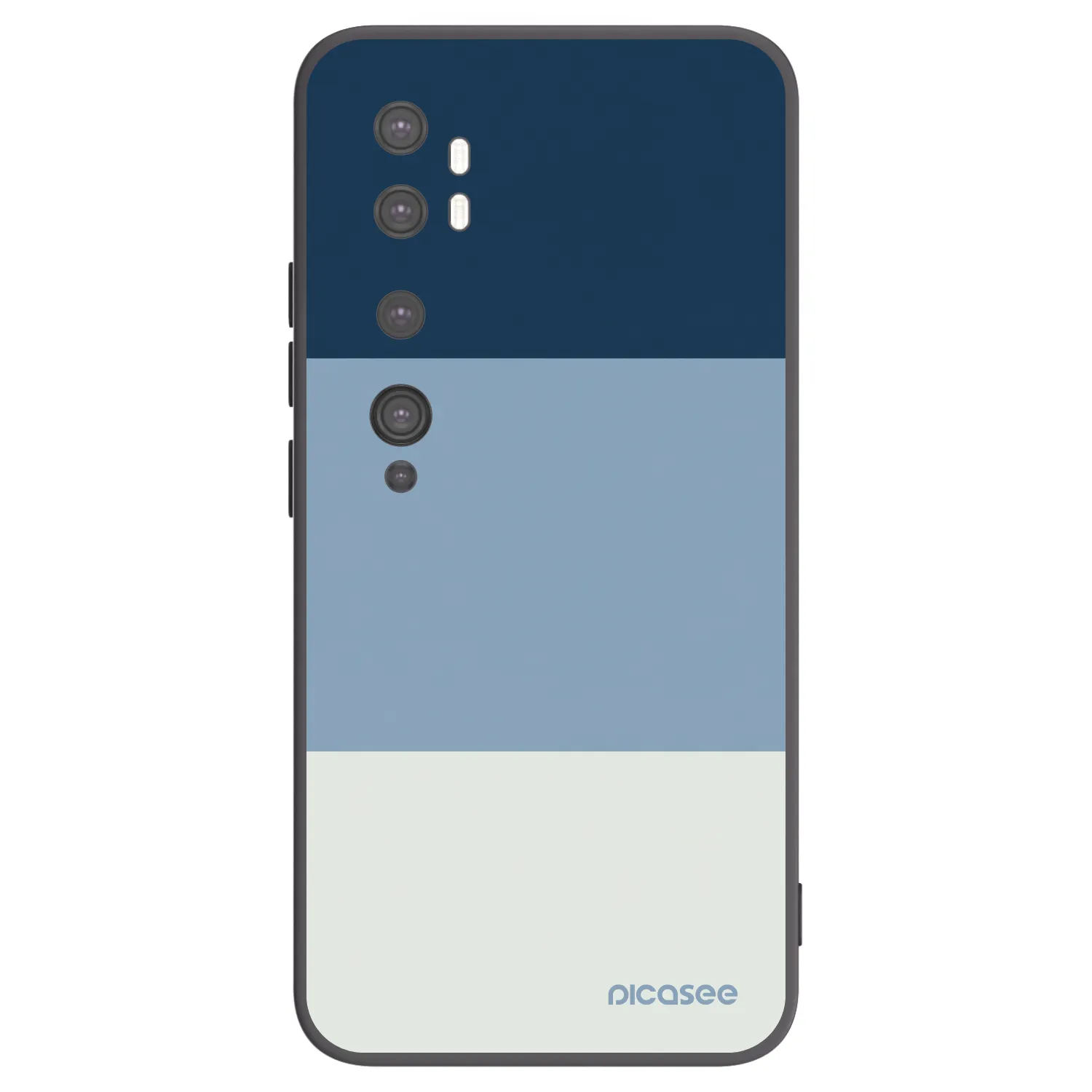 Picasee husă neagră din silicon pentru Xiaomi Mi Note 10 (Pro) - Coastal Blue
