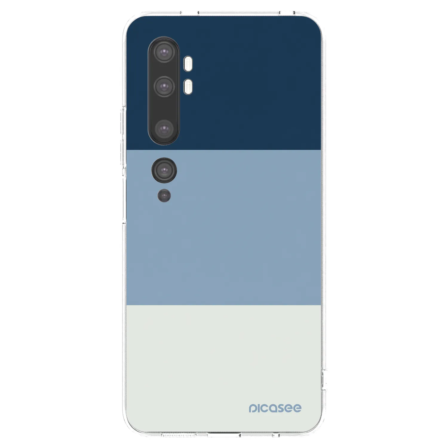 Picasee husă transparentă din silicon pentru Xiaomi Mi Note 10 (Pro) - Coastal Blue