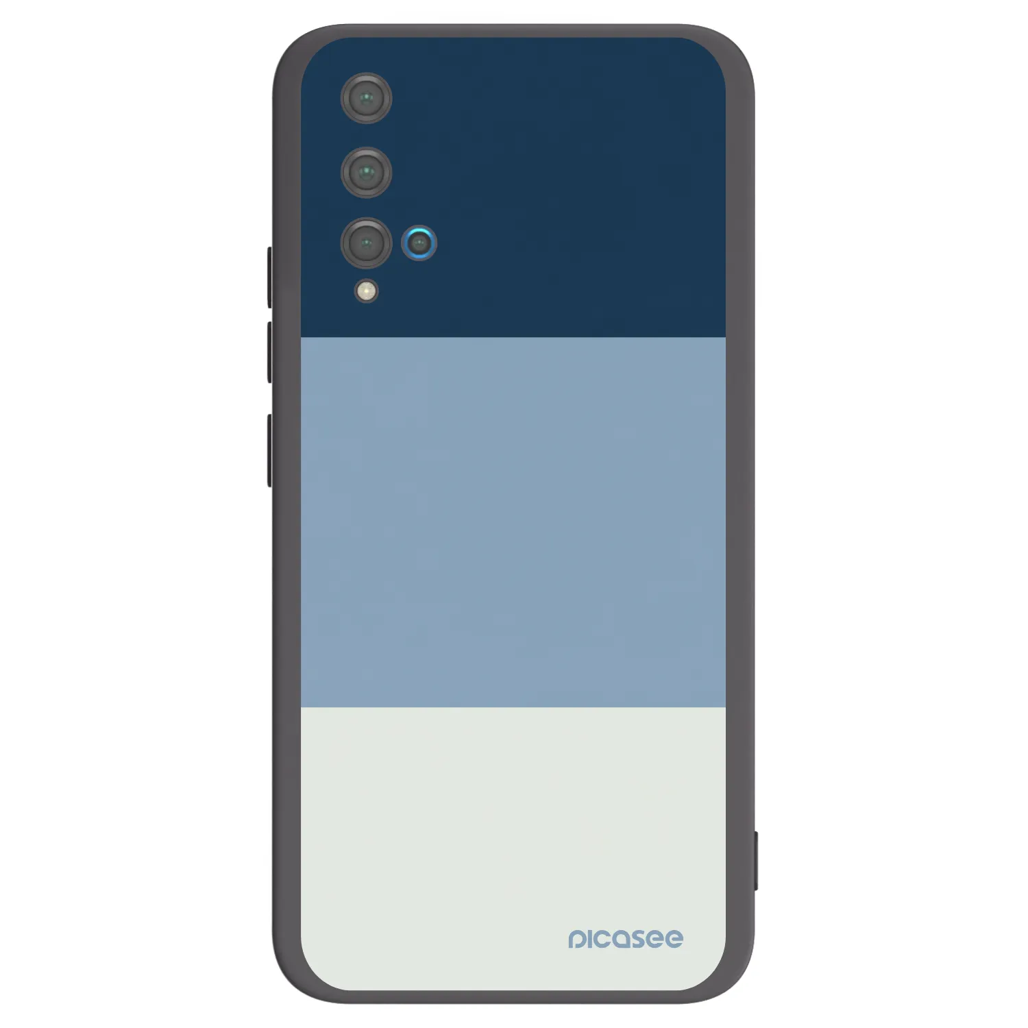 Picasee husă neagră din silicon pentru Huawei Nova 5T - Coastal Blue