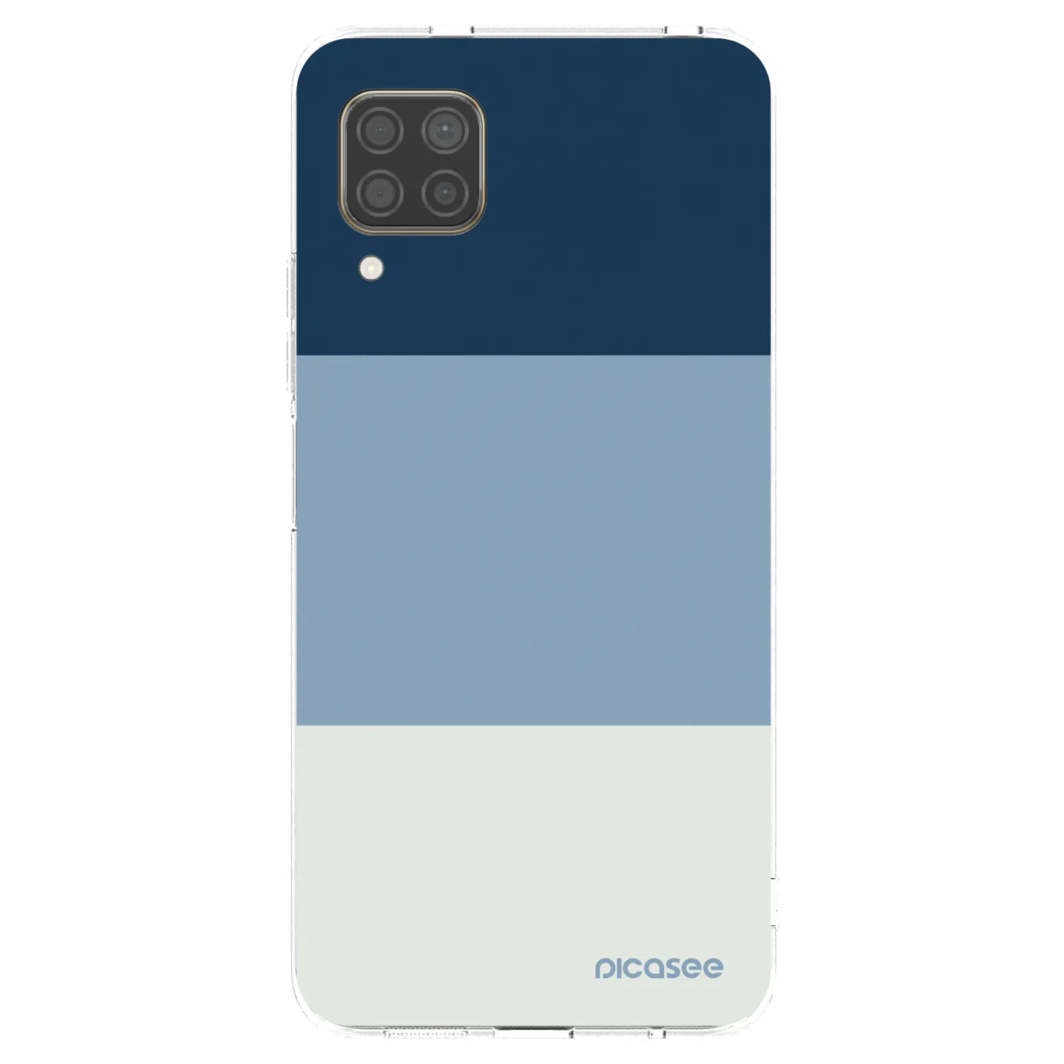 Picasee husă transparentă din silicon pentru Huawei P40 Lite - Coastal Blue