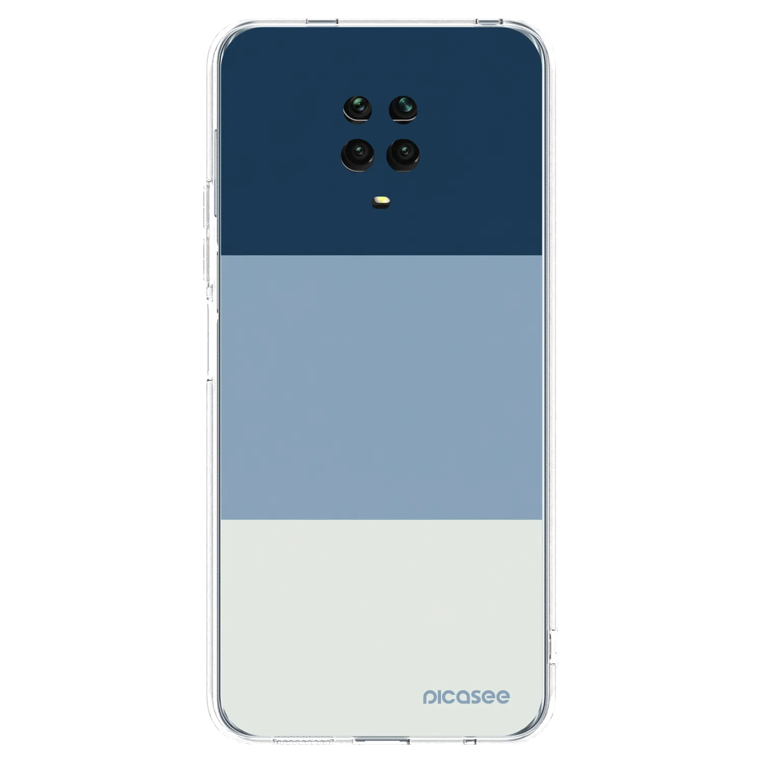 Picasee husă transparentă din silicon pentru Xiaomi Redmi Note 9S - Coastal Blue