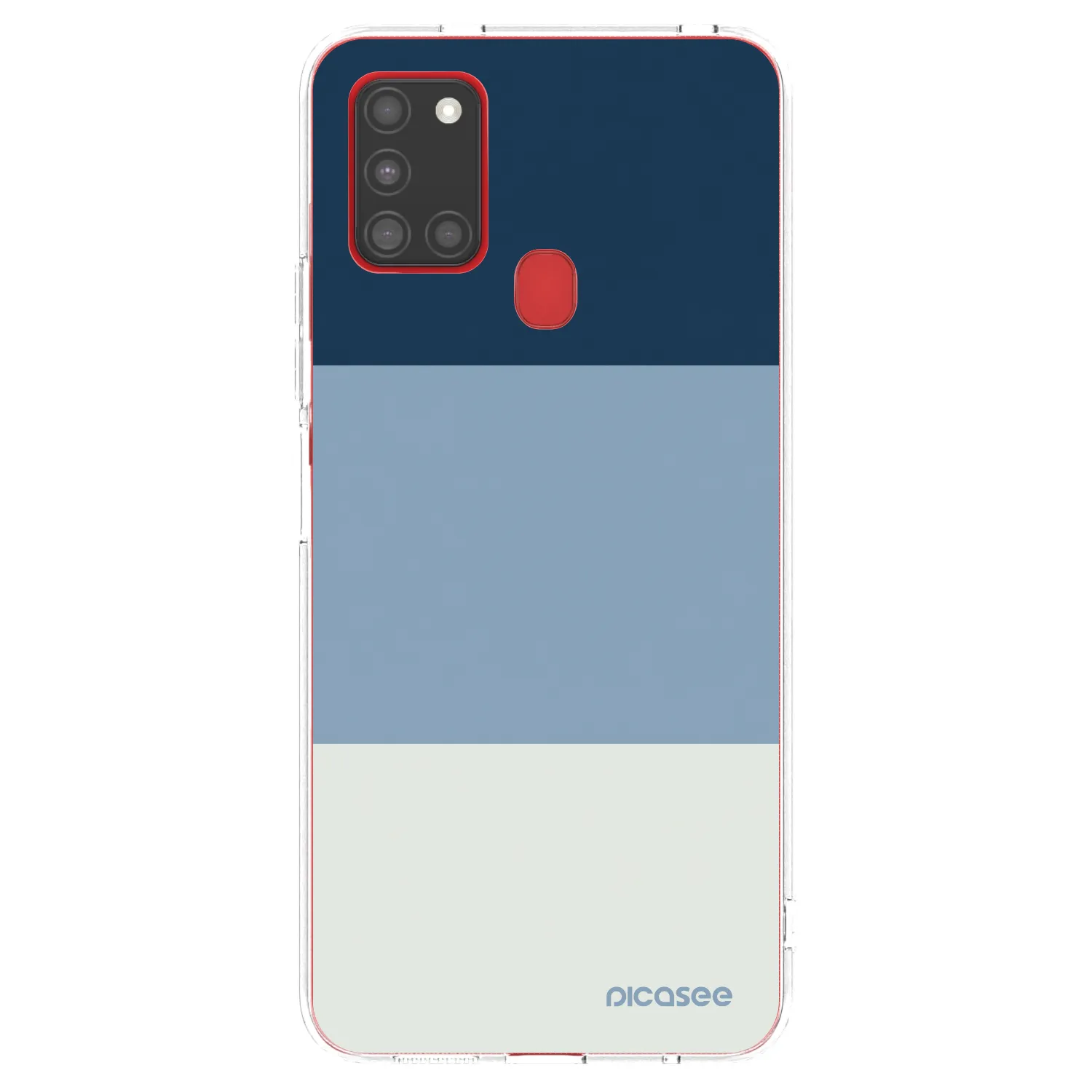 Picasee husă transparentă din silicon pentru Samsung Galaxy A21s - Coastal Blue