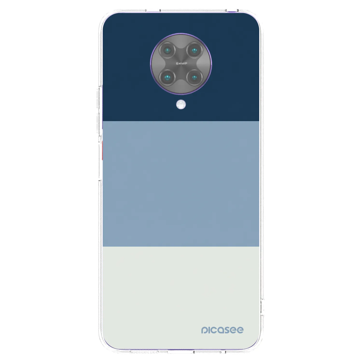 Picasee husă transparentă din silicon pentru Xiaomi Poco F2 Pro - Coastal Blue