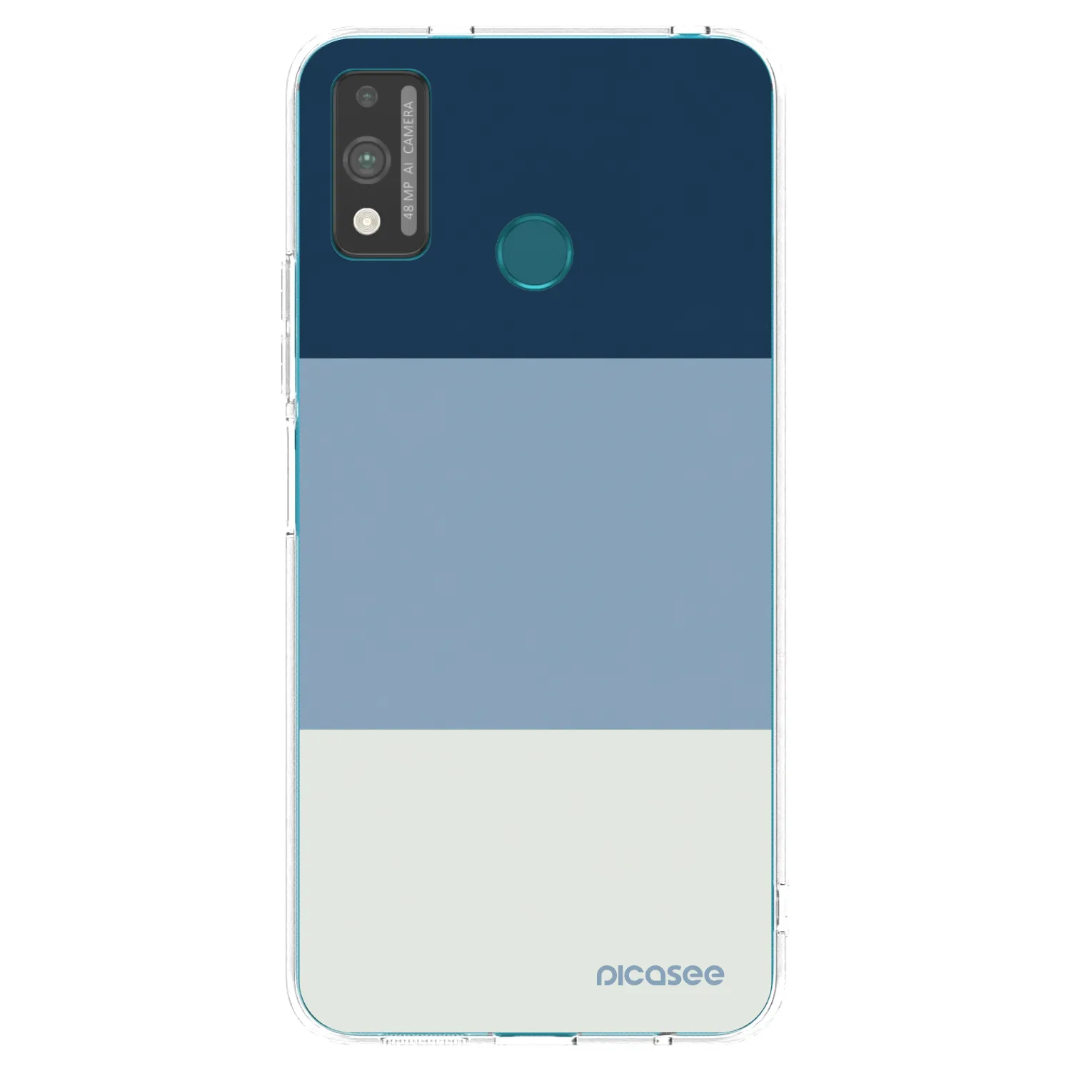 Picasee husă transparentă din silicon pentru Honor 9X Lite - Coastal Blue
