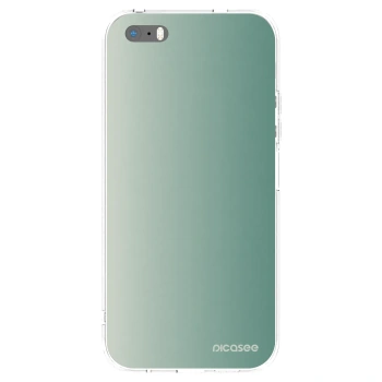 Picasee husă transparentă din silicon pentru Apple iPhone 5/5S/SE - Misty Sage