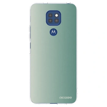 Picasee husă transparentă din silicon pentru Motorola Moto G9 Play - Misty Sage