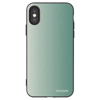 Picasee husă neagră din silicon pentru Apple iPhone X/XS - Misty Sage