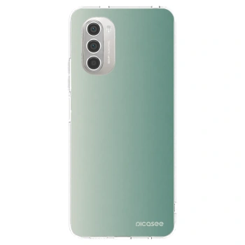 Picasee husă transparentă din silicon pentru Motorola Moto G51 - Misty Sage
