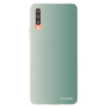 Picasee husă transparentă din silicon pentru Samsung Galaxy A70 A705F - Misty Sage