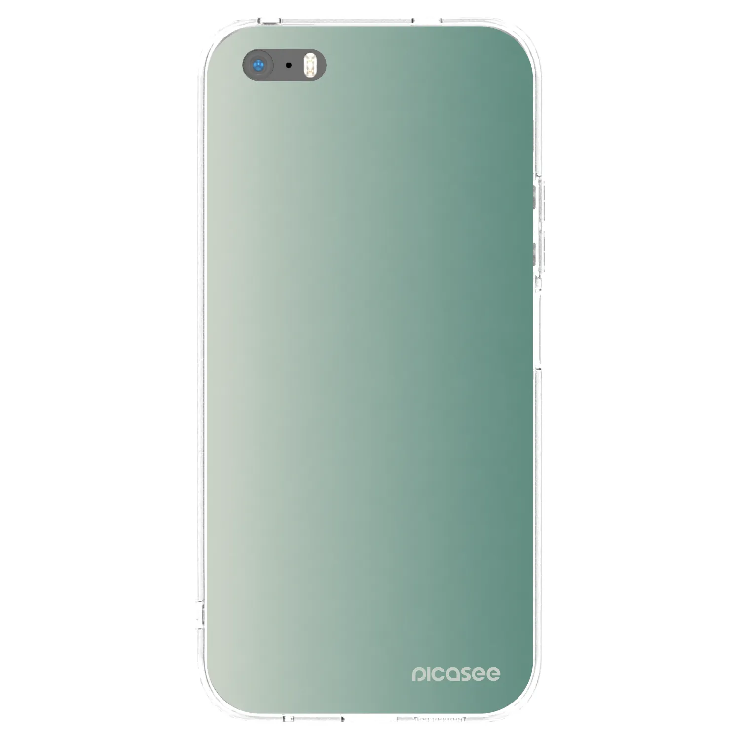 Picasee husă transparentă din silicon pentru Apple iPhone 5/5S/SE - Misty Sage