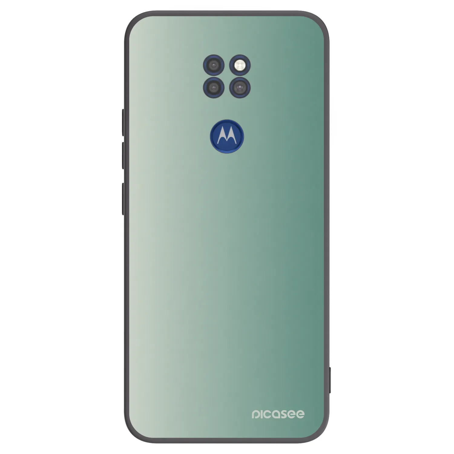 Picasee husă neagră din silicon pentru Motorola Moto G9 Play - Misty Sage