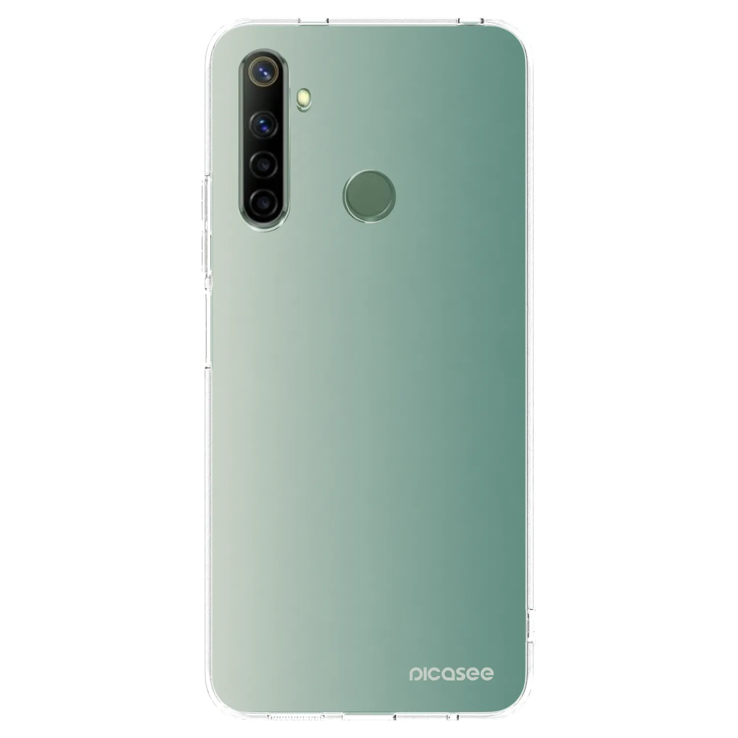 Picasee husă transparentă din silicon pentru Realme 6i - Misty Sage