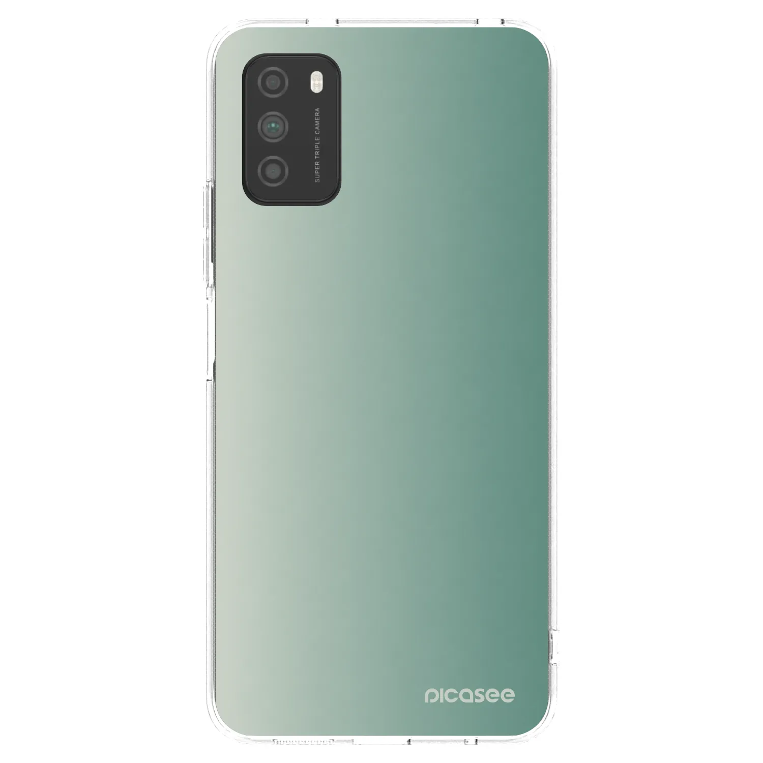 Picasee husă transparentă din silicon pentru Xiaomi Poco M3 - Misty Sage