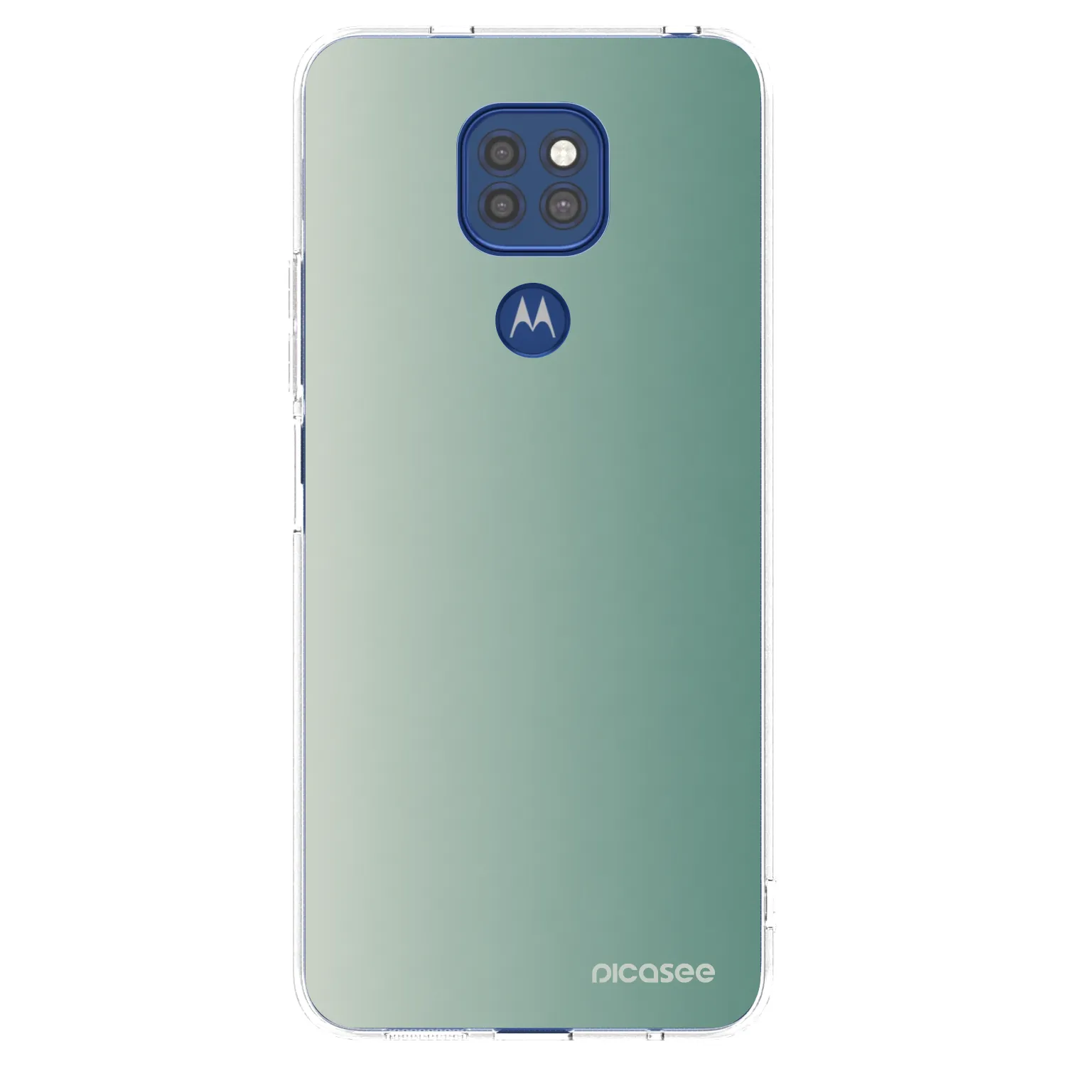 Picasee husă transparentă din silicon pentru Motorola Moto G9 Play - Misty Sage