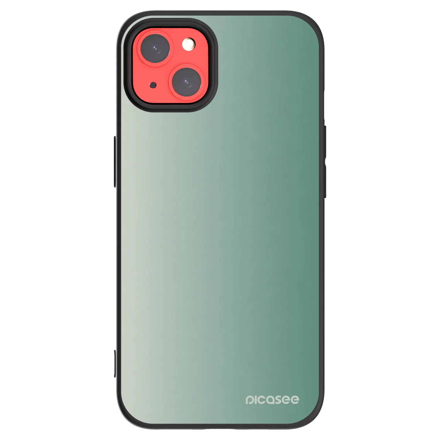 Picasee husă neagră din silicon pentru Apple iPhone 13 - Misty Sage