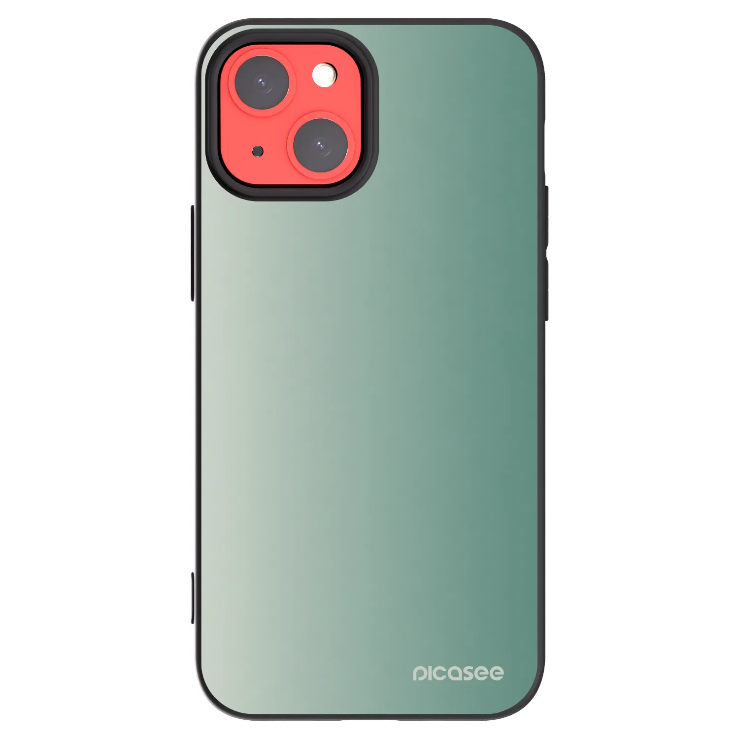 Picasee husă neagră din silicon pentru Apple iPhone 13 mini - Misty Sage
