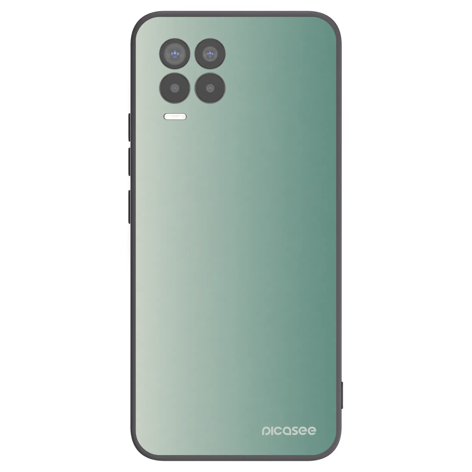 Picasee husă neagră din silicon pentru Realme 8 Pro - Misty Sage