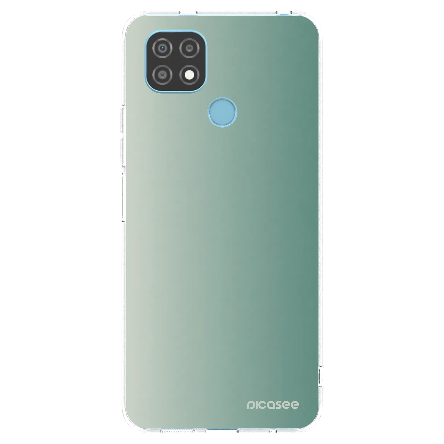 Picasee husă transparentă din silicon pentru Realme C21 - Misty Sage