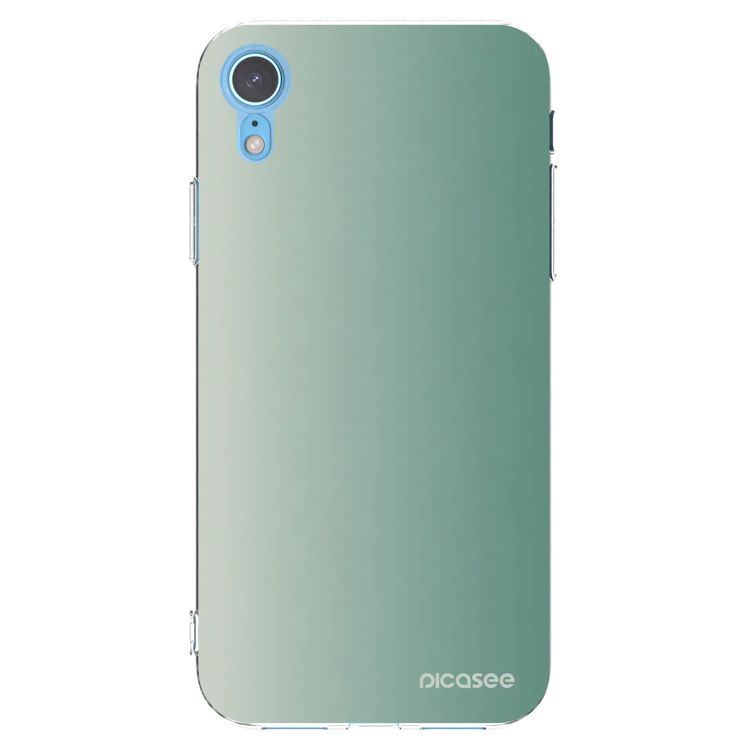 Picasee husă transparentă din silicon pentru Apple iPhone XR - Misty Sage