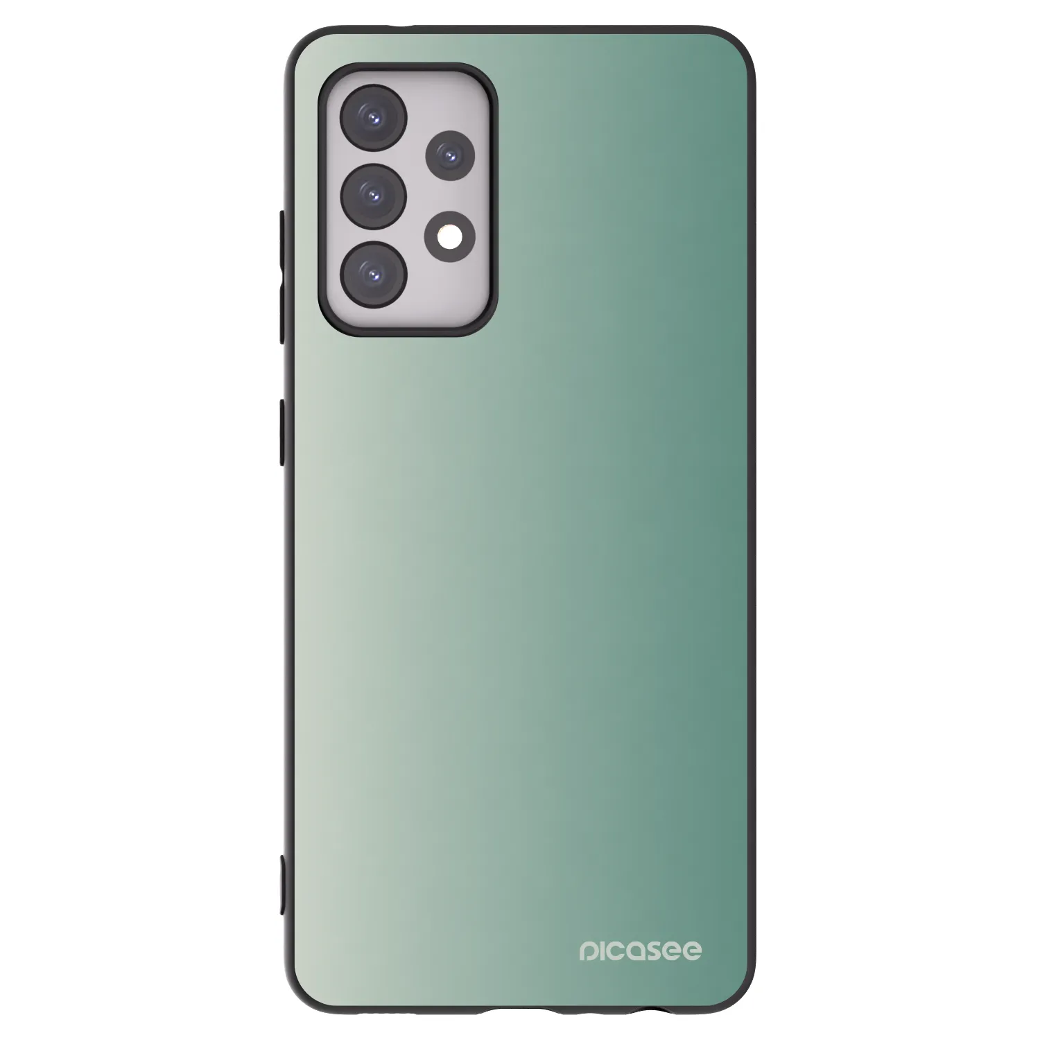 Picasee husă neagră din silicon pentru Samsung Galaxy A52s 5G A528B - Misty Sage
