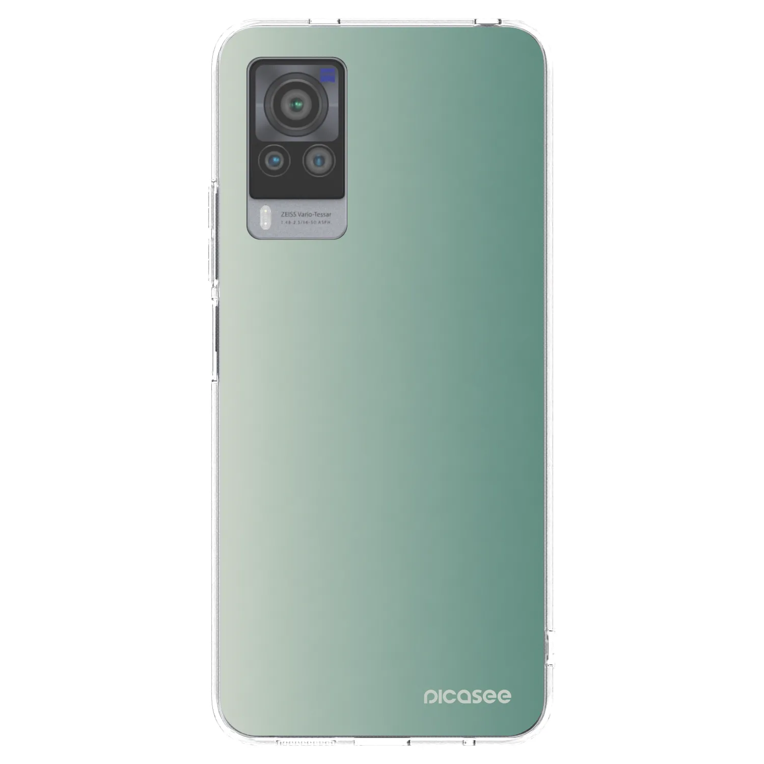 Picasee husă transparentă din silicon pentru Vivo X60 Pro 5G - Misty Sage