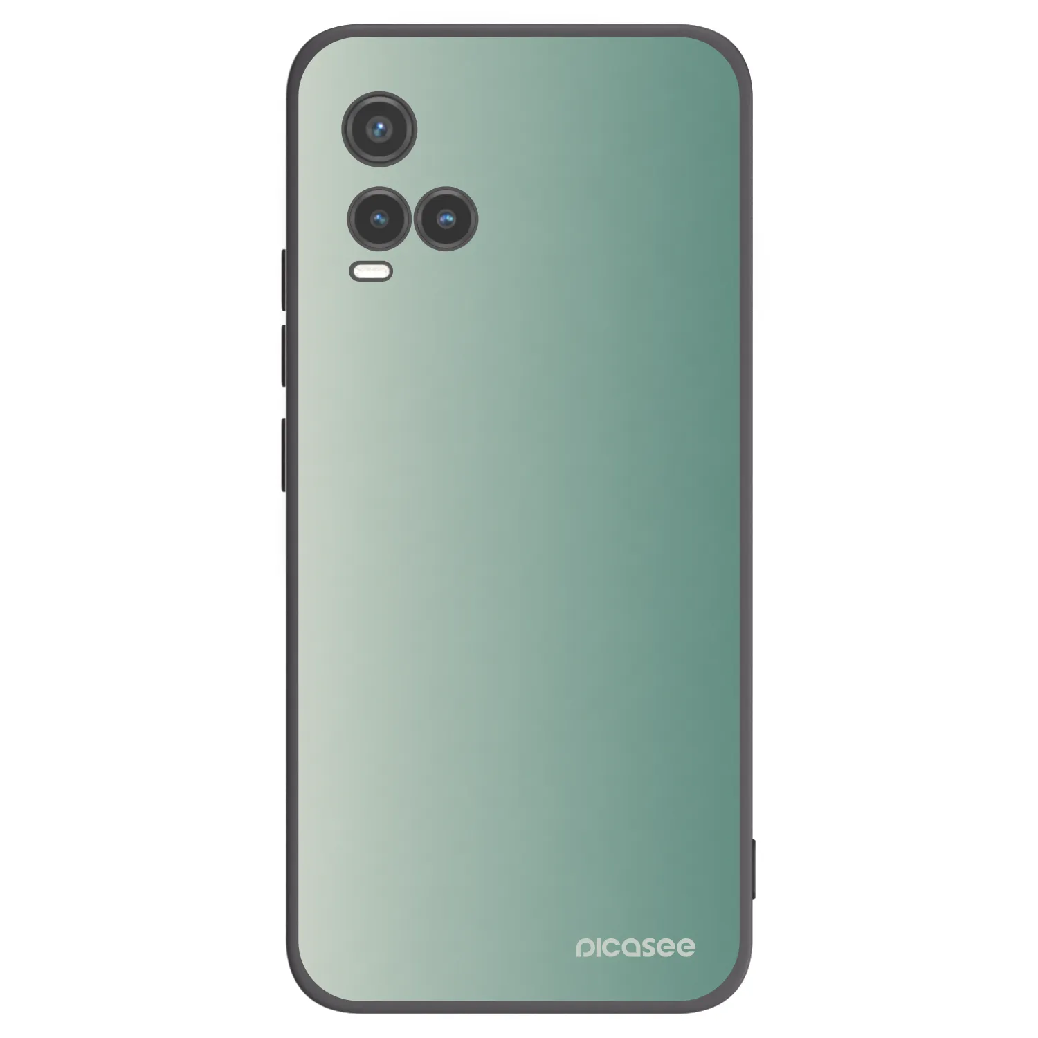 Picasee husă neagră din silicon pentru Vivo Y33s - Misty Sage