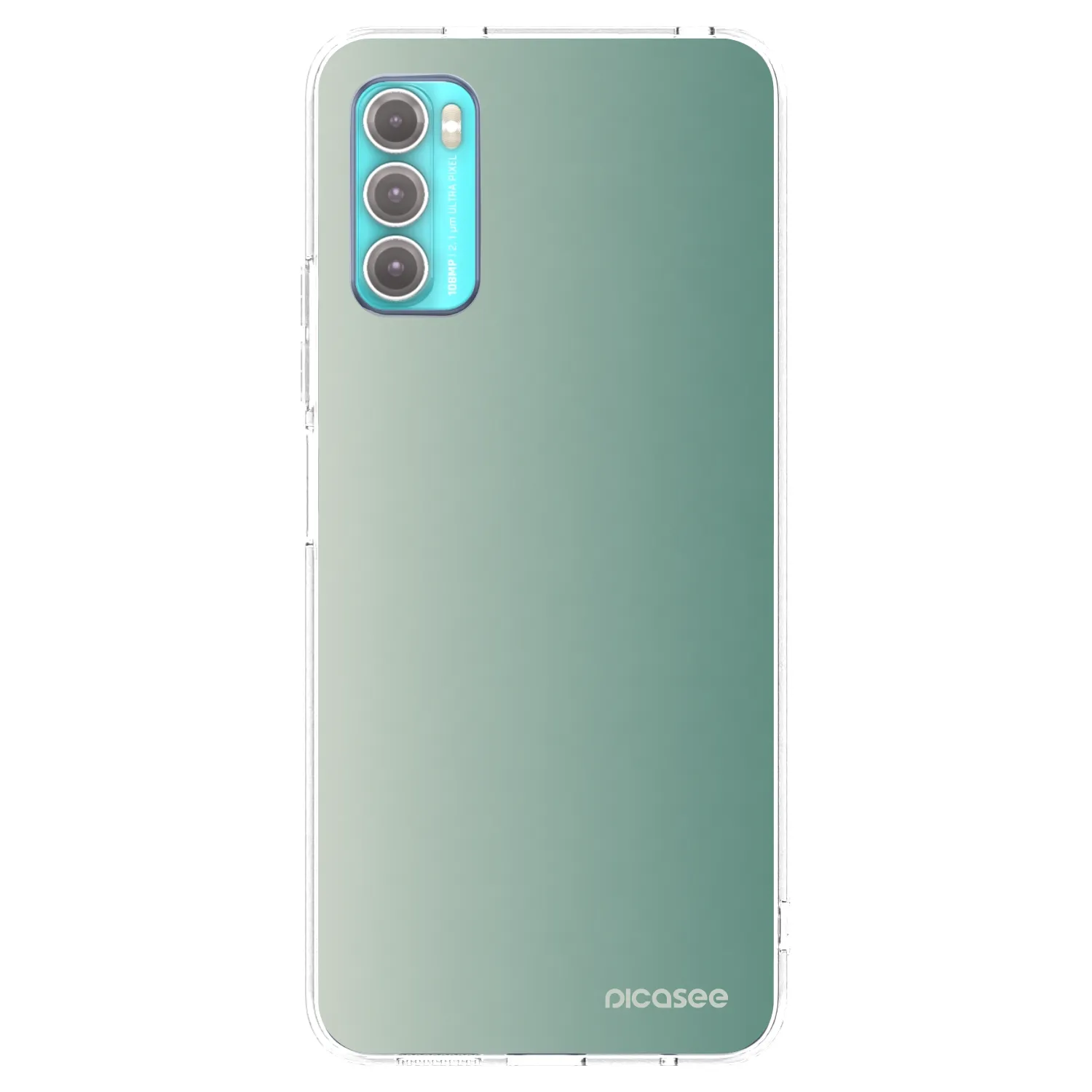 Picasee husă transparentă din silicon pentru Motorola Moto G60 - Misty Sage