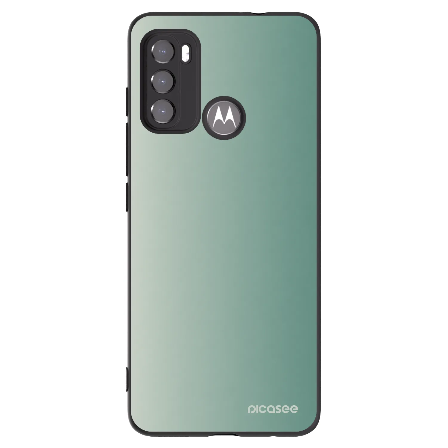 Picasee husă neagră din silicon pentru Motorola Moto G60 - Misty Sage