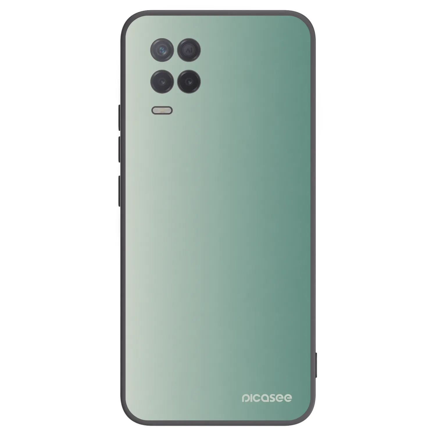 Picasee husă neagră din silicon pentru Realme 8 5G - Misty Sage