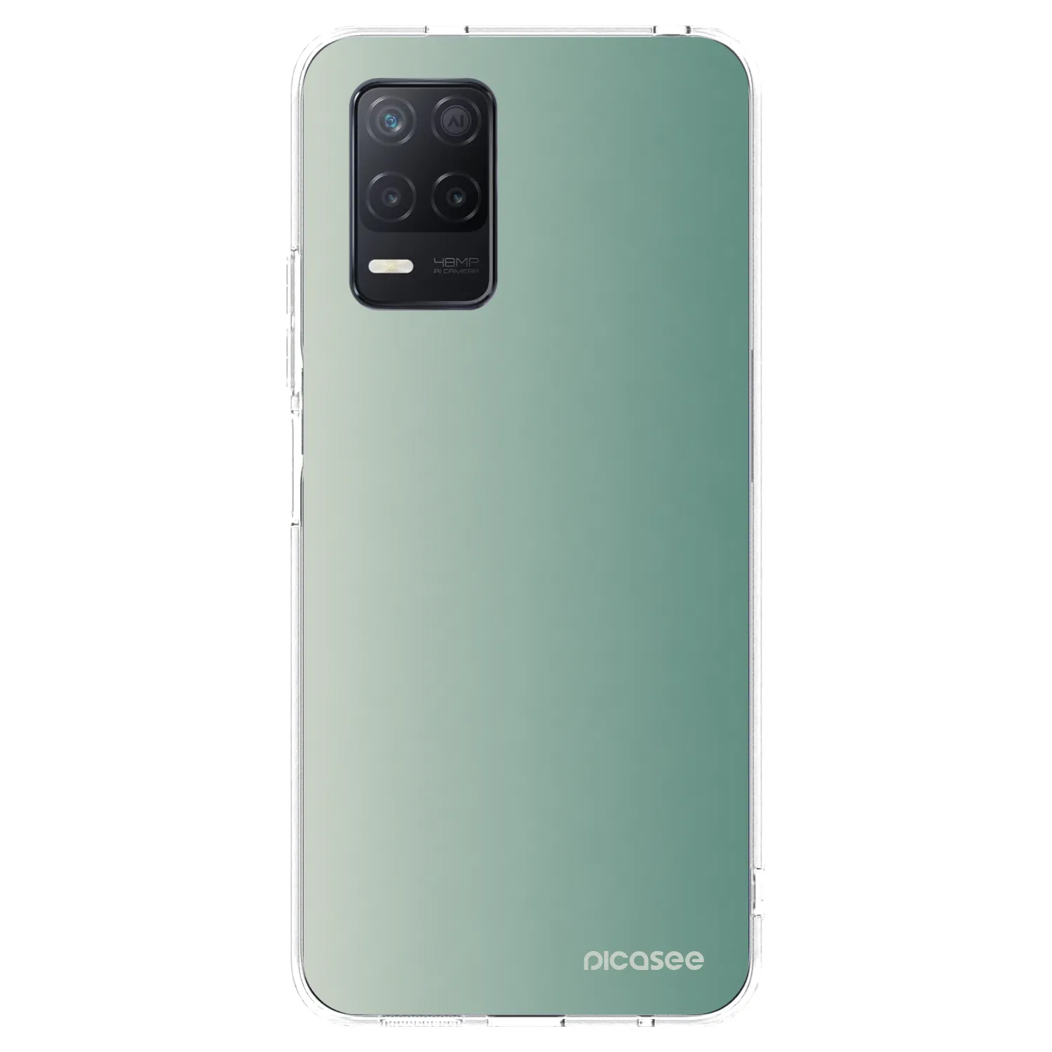 Picasee husă transparentă din silicon pentru Realme 8 5G - Misty Sage