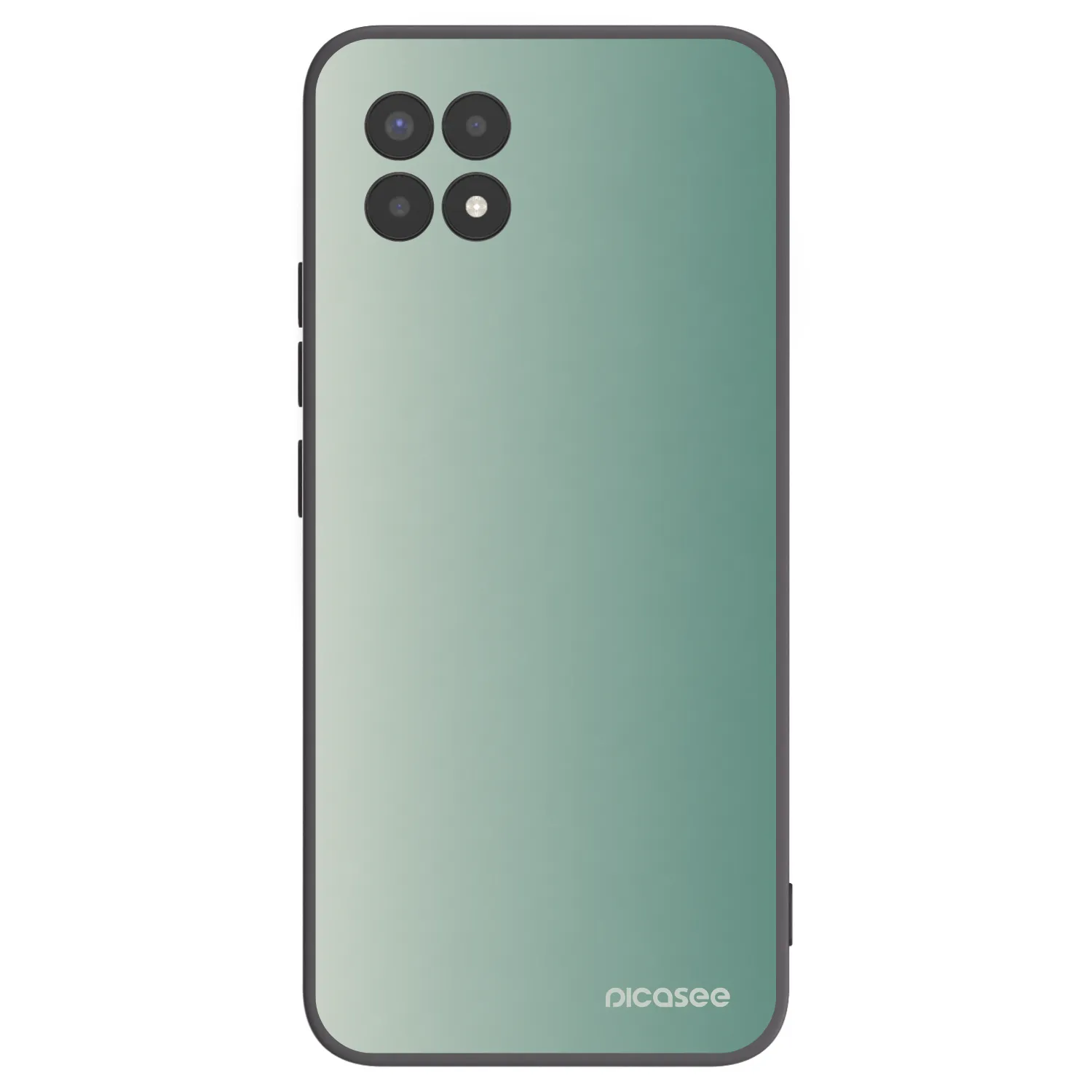 Picasee husă neagră din silicon pentru Realme 8i - Misty Sage