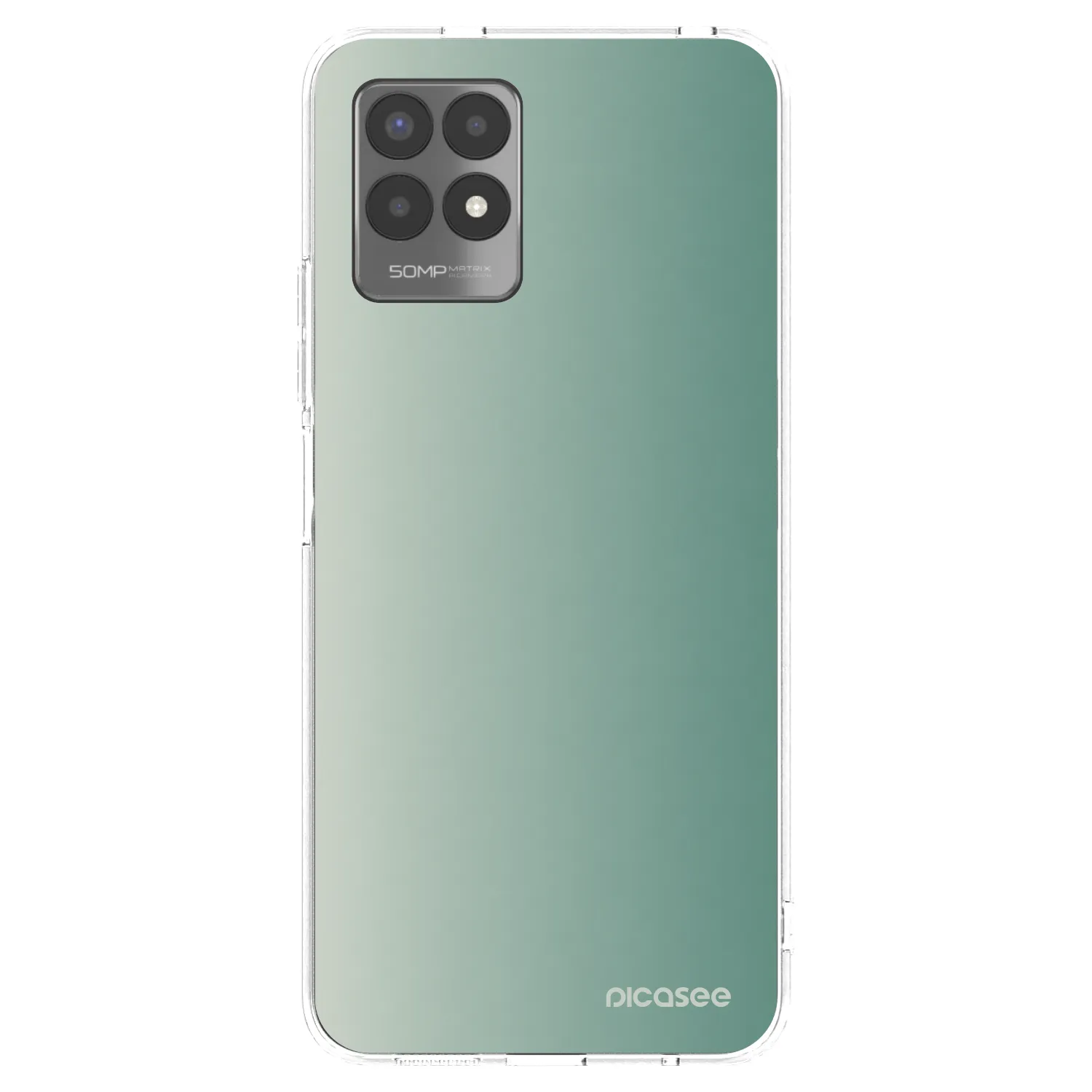 Picasee husă transparentă din silicon pentru Realme 8i - Misty Sage