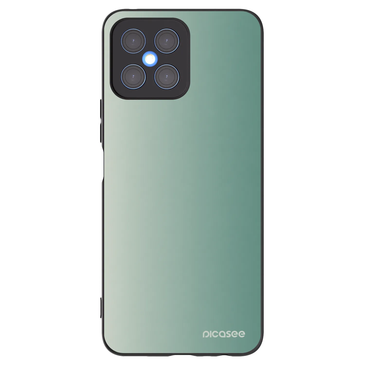 Picasee husă neagră din silicon pentru Honor X8 4G - Misty Sage