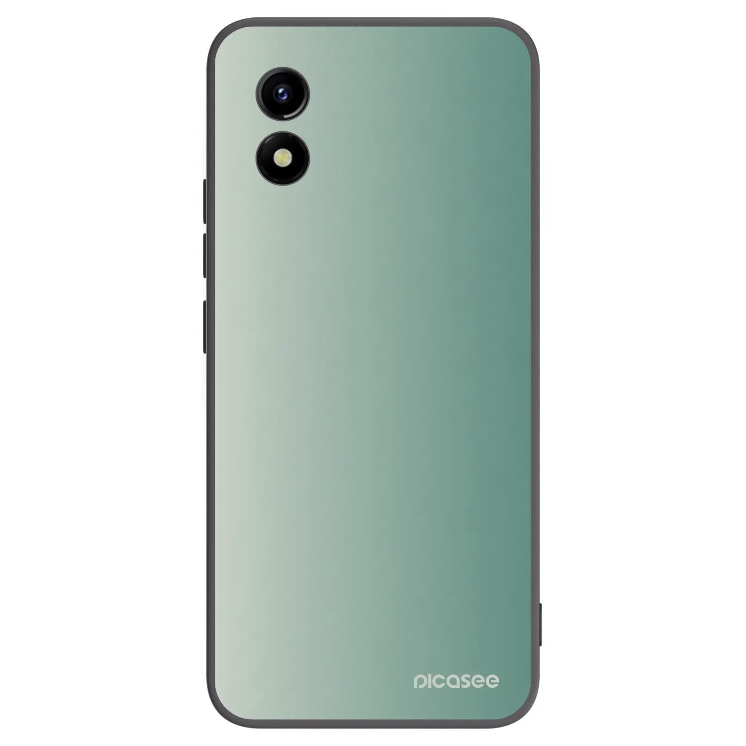 Picasee husă neagră din silicon pentru Vivo Y01 - Misty Sage