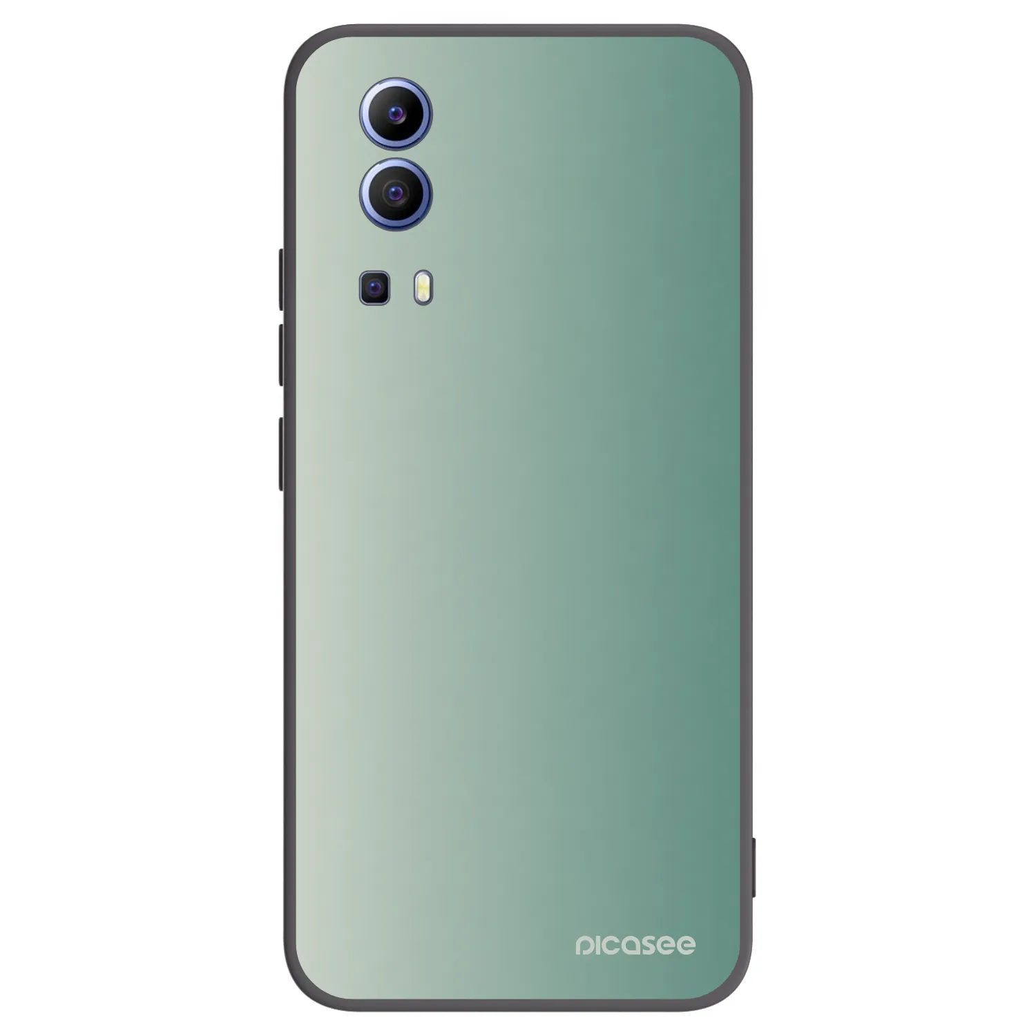 Picasee husă neagră din silicon pentru Vivo Y52 5G - Misty Sage