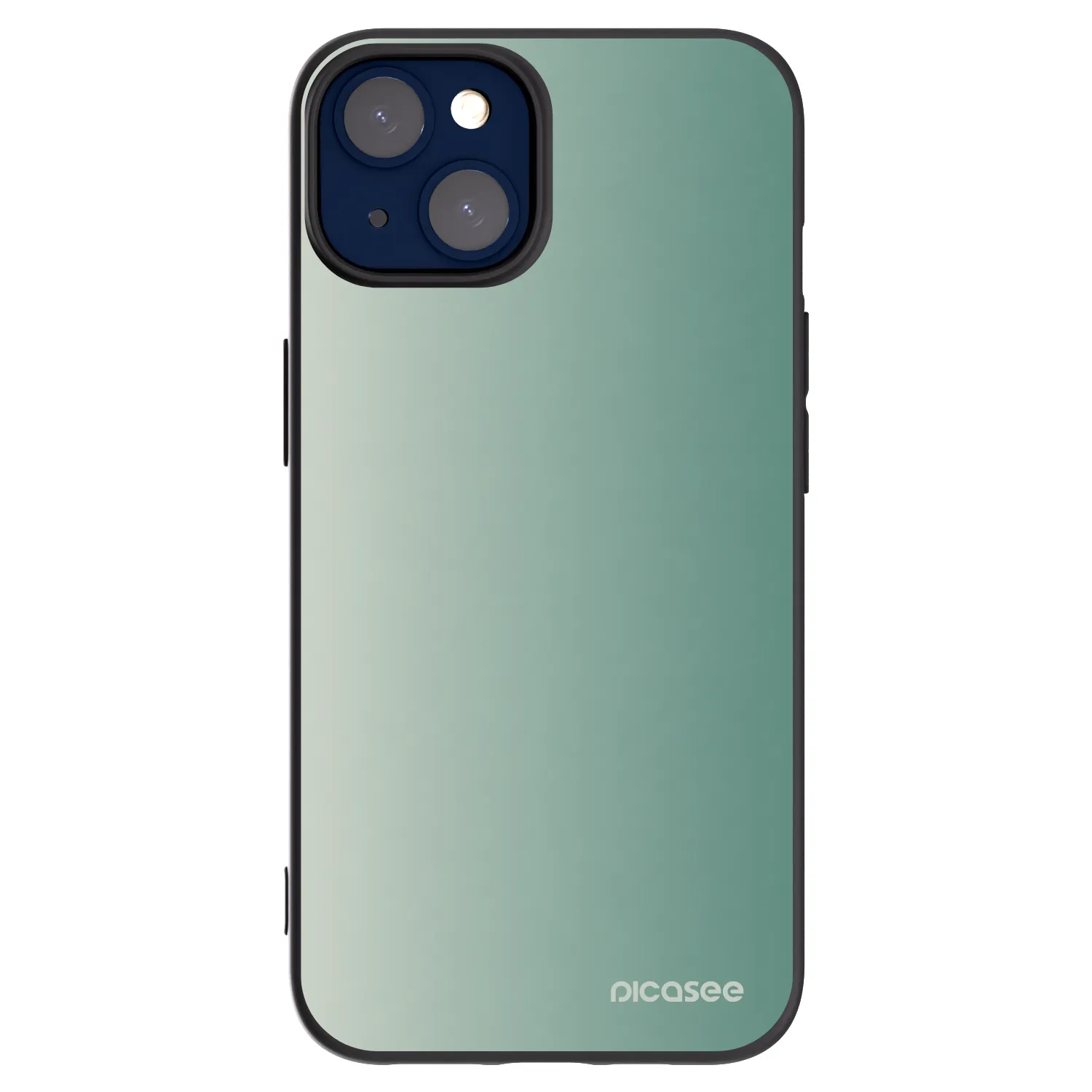 Picasee husă neagră din silicon pentru Apple iPhone 14 - Misty Sage