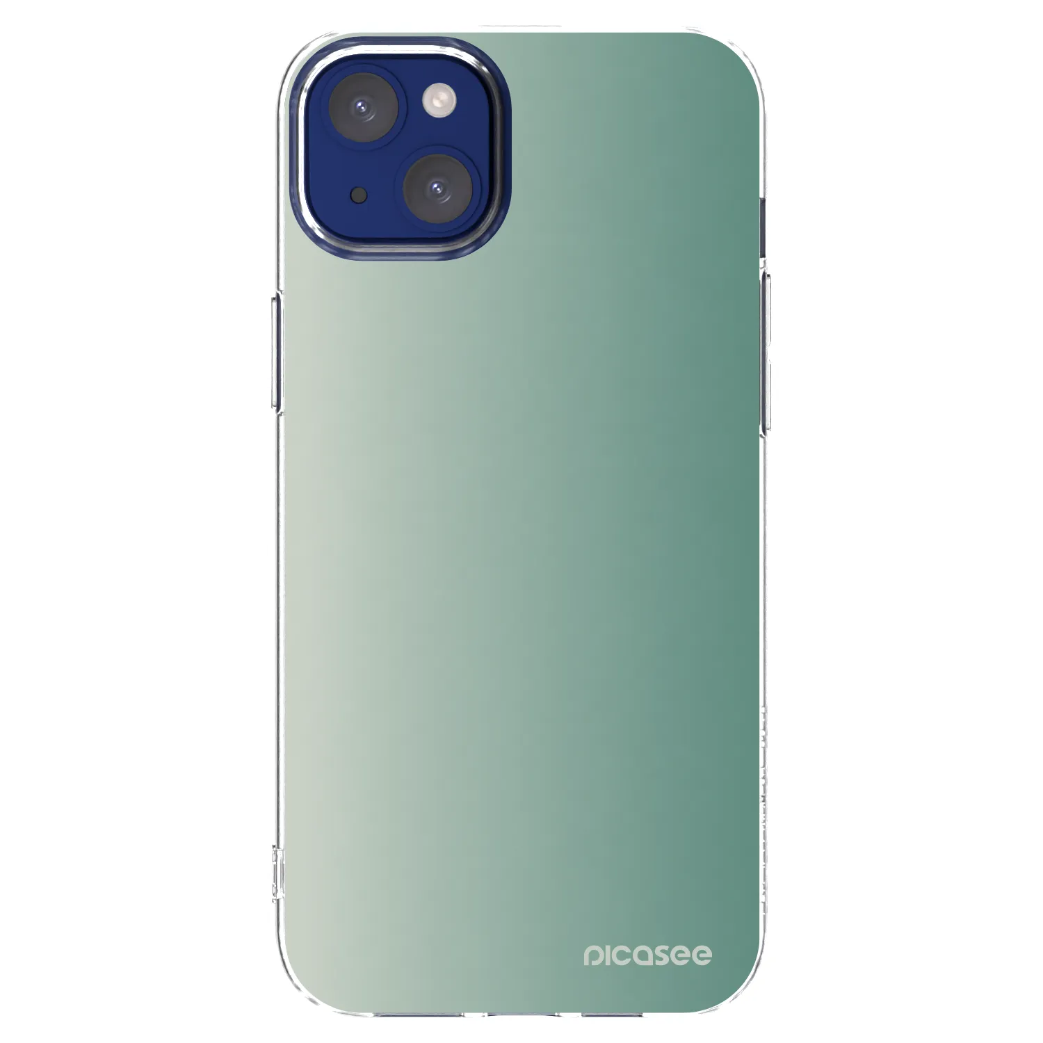 Picasee husă transparentă din silicon pentru Apple iPhone 14 Plus - Misty Sage