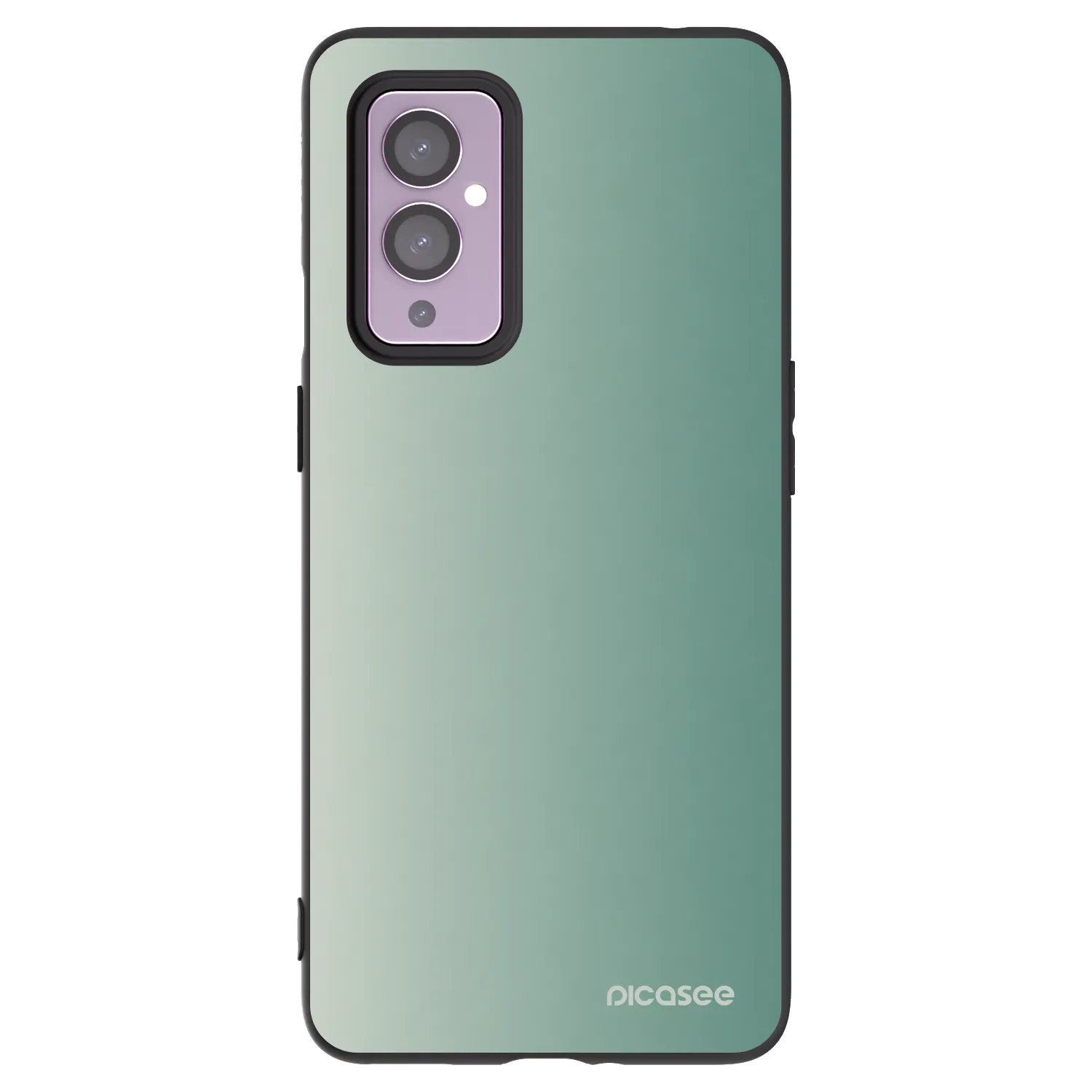 Picasee husă neagră din silicon pentru OnePlus 9 - Misty Sage
