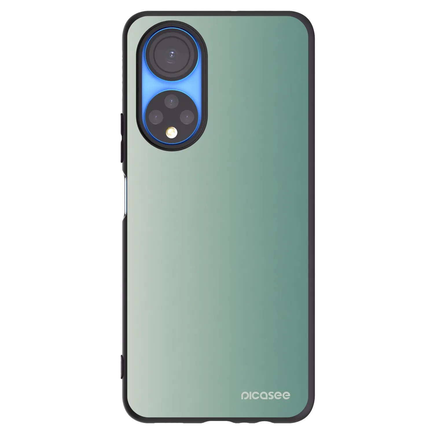 Picasee husă neagră din silicon pentru Honor X7 - Misty Sage