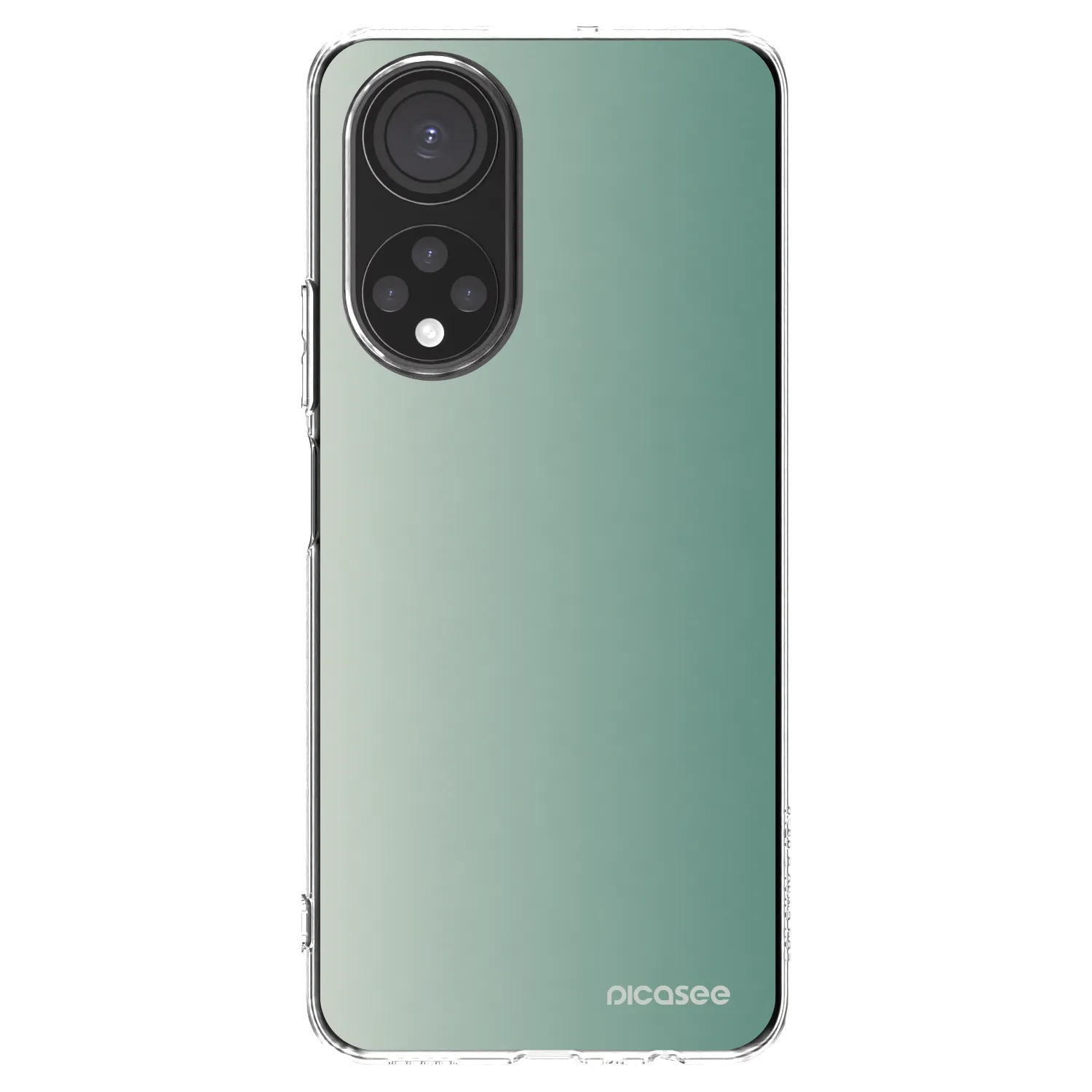 Picasee husă transparentă din silicon pentru Honor X7 - Misty Sage