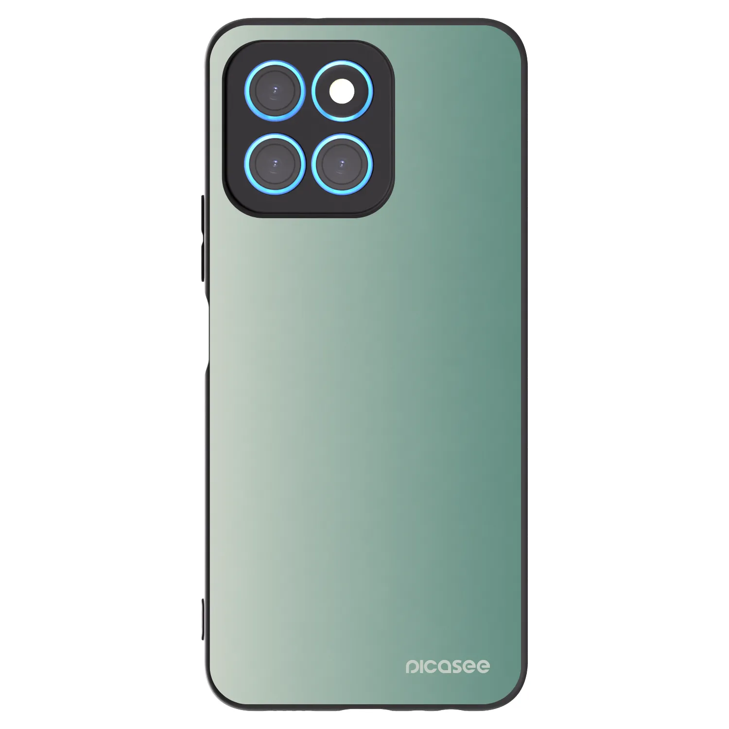 Picasee husă neagră din silicon pentru Honor X6 - Misty Sage