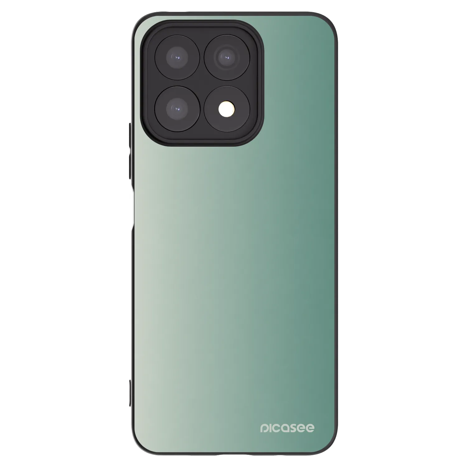Picasee husă neagră din silicon pentru Honor X8a - Misty Sage