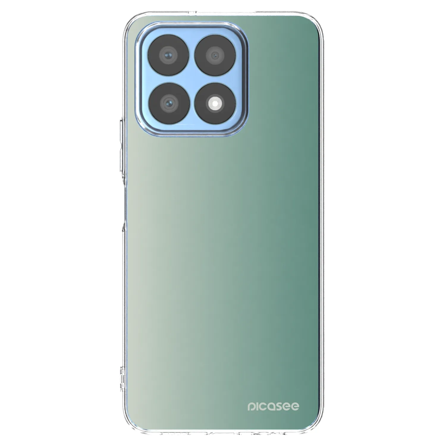 Picasee husă transparentă din silicon pentru Honor X8a - Misty Sage