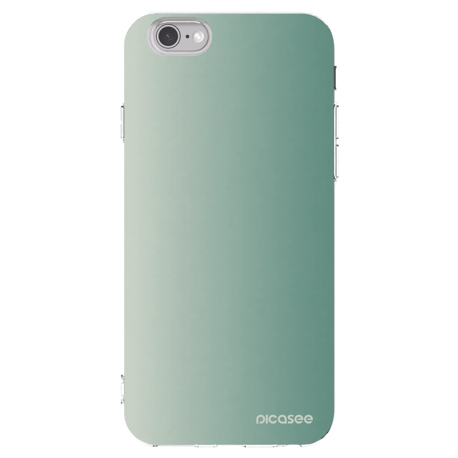 Picasee husă transparentă din silicon pentru Apple iPhone 6/6S - Misty Sage