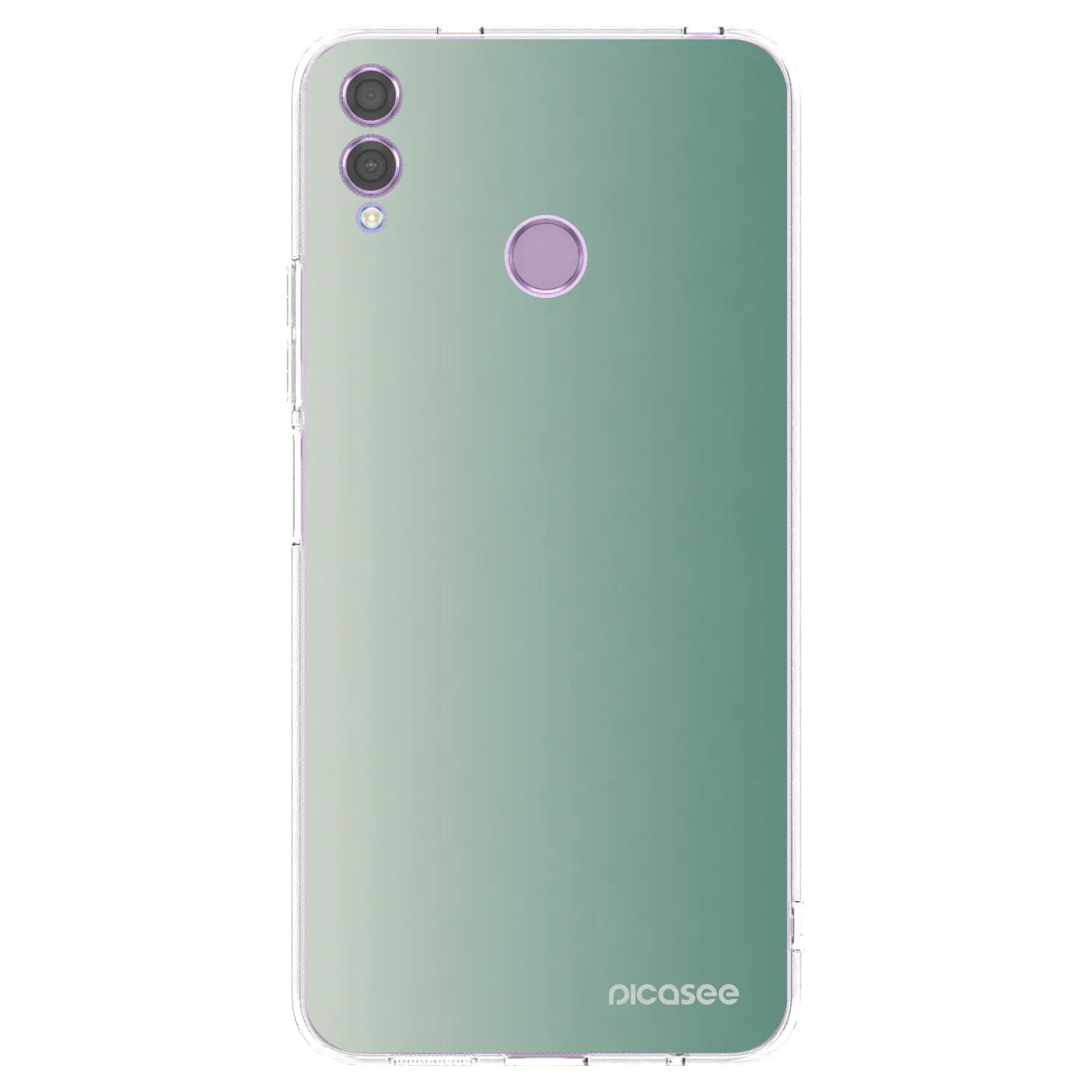 Picasee husă transparentă din silicon pentru Honor 8X - Misty Sage